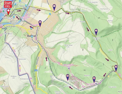 mapa trasy